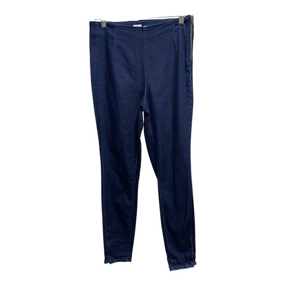 A New Day Dark Blue Denim High Rise Skinny Jeans. Stretch Elastizado Size 6 - Picture 1 of 4